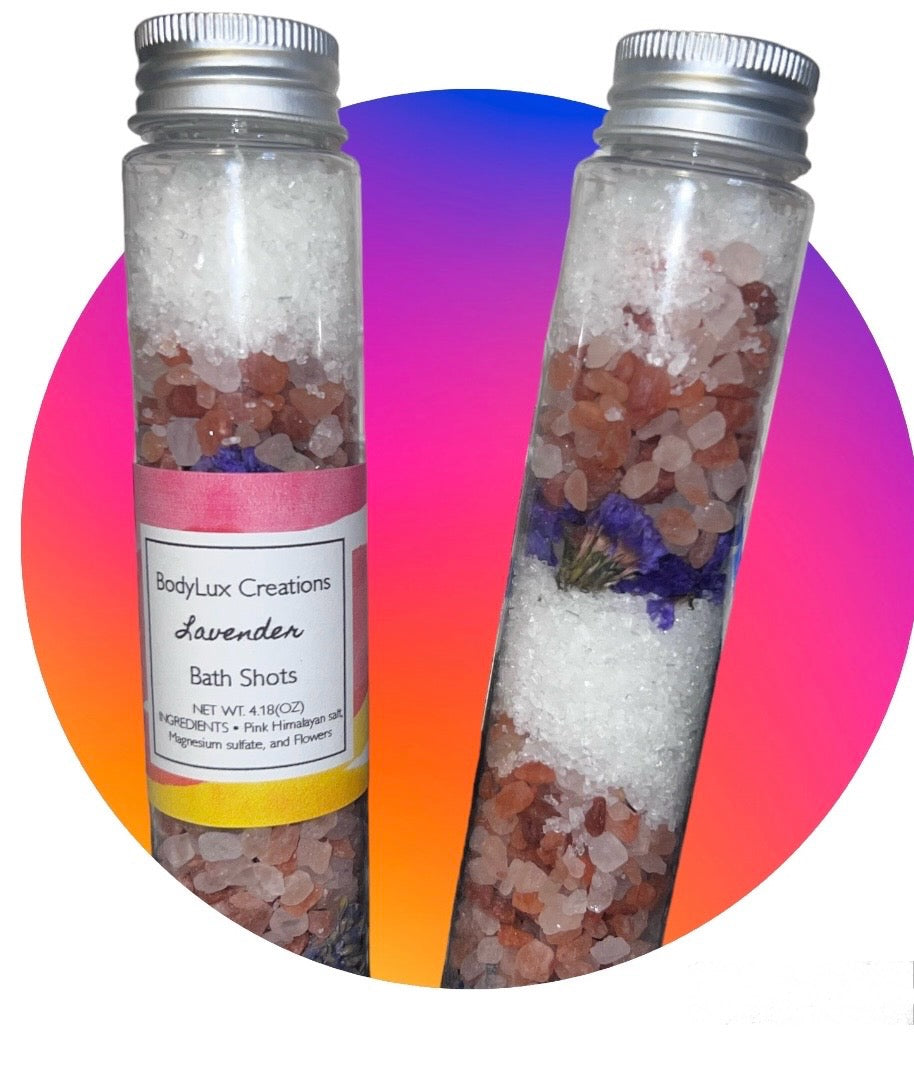 Lavender Bath Salt Shot